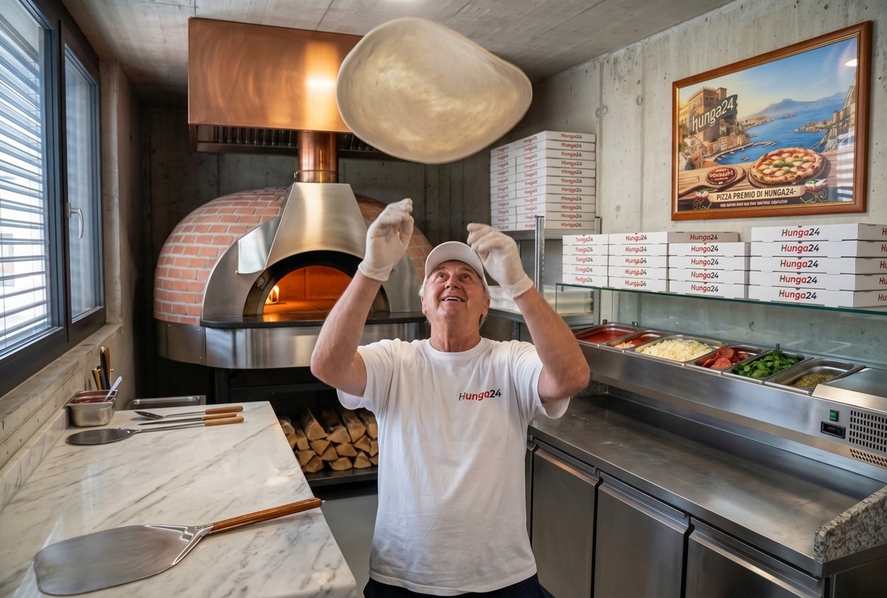 Neapolitanische Pizza Perfektion